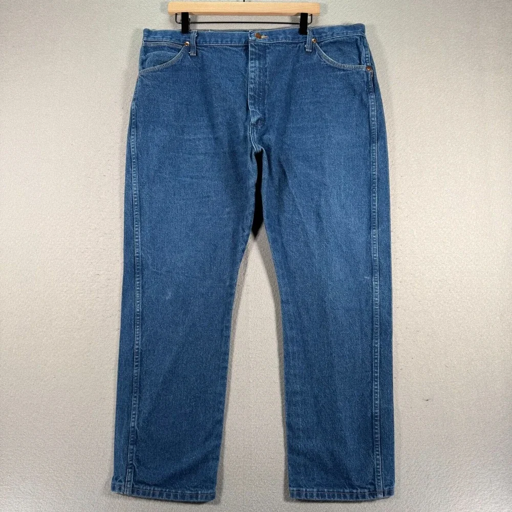 Vintage Wrangler Jeans Men‎ 42x30 (40x28) Blue Cowboy Cut Relaxed Work 13MWZPW